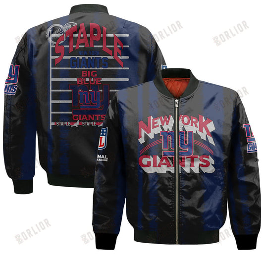 New York Giants Football Team 2024 - 25 Independent, Individual Bomber Jacket