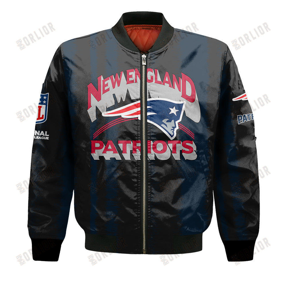 New England Patriots Football Team 2024 - 25 Independent, Individual Bomber Jacket