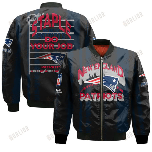 New England Patriots Football Team 2024 - 25 Independent, Individual Bomber Jacket