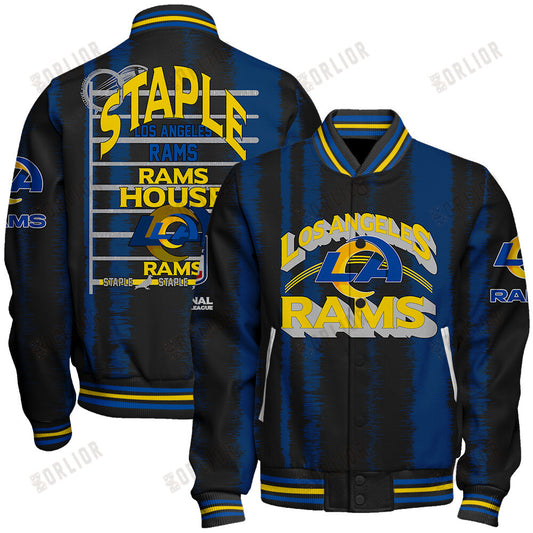Los Angeles Rams Football Team 2024 - 25 Independent, Individual Unisex Varsity Jacket