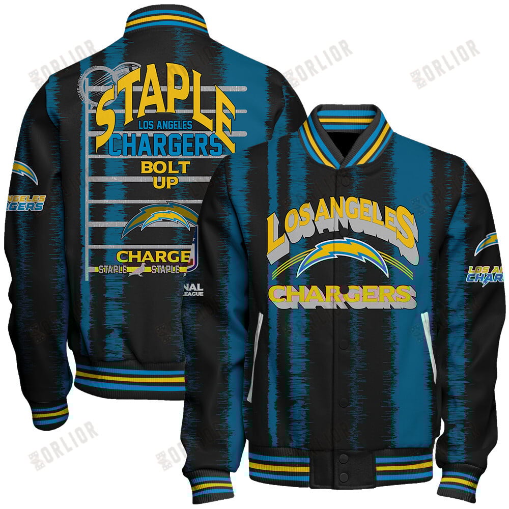Los Angeles Chargers Football Team 2024 - 25 Independent, Individual Unisex Varsity Jacket