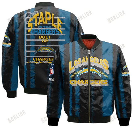 Los Angeles Chargers Football Team 2024 - 25 Independent, Individual Bomber Jacket