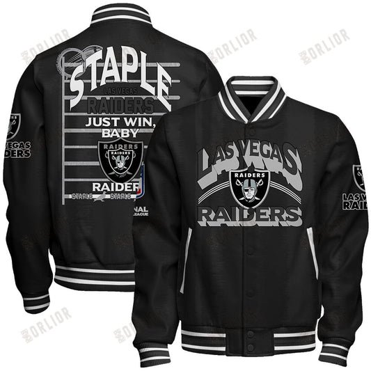 Las Vegas Raiders Football Team 2024 - 25 Independent, Individual Unisex Varsity Jacket