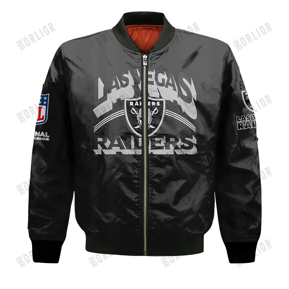 Las Vegas Raiders Football Team 2024 - 25 Independent, Individual Bomber Jacket