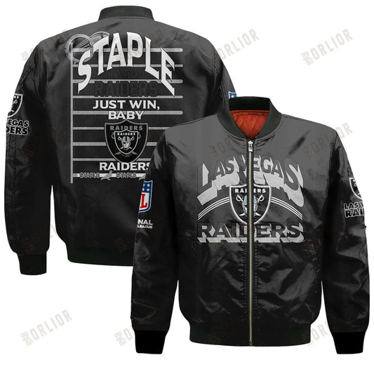 Las Vegas Raiders Football Team 2024 - 25 Independent, Individual Bomber Jacket