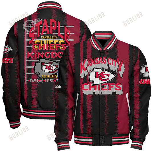 Kansas City Chiefs Football Team 2024 - 25 Independent, Individual Unisex Varsity Jacket