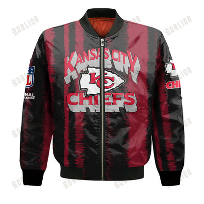 Kansas City Chiefs Football Team 2024 - 25 Independent, Individual Bomber Jacket