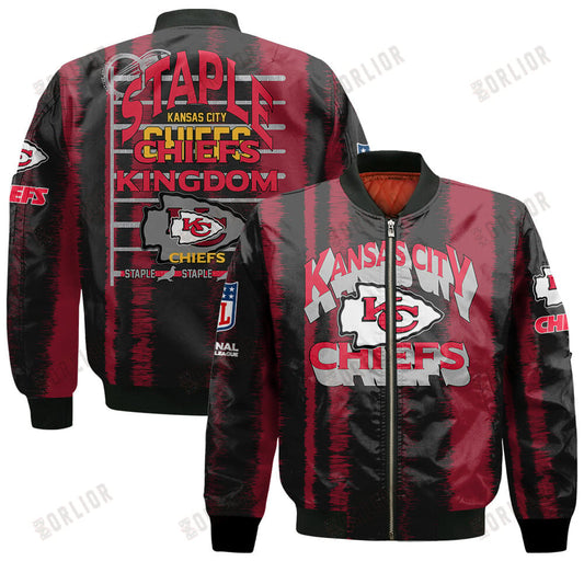 Kansas City Chiefs Football Team 2024 - 25 Independent, Individual Bomber Jacket