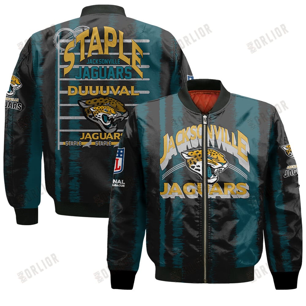 Jacksonville Jaguars Football Team 2024 - 25 Independent, Individual Bomber Jacket