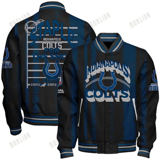 Indianapolis Colts Football Team 2024 - 25 Independent, Individual Unisex Varsity Jacket
