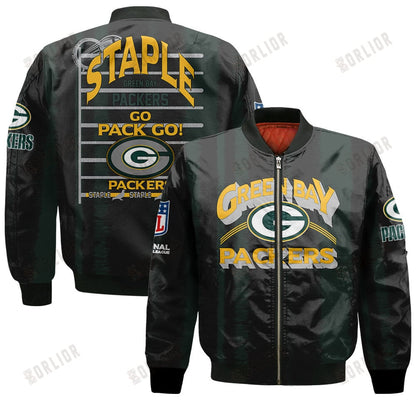 Green Bay Packers Football Team 2024 - 25 Independent, Individual Bomber Jacket