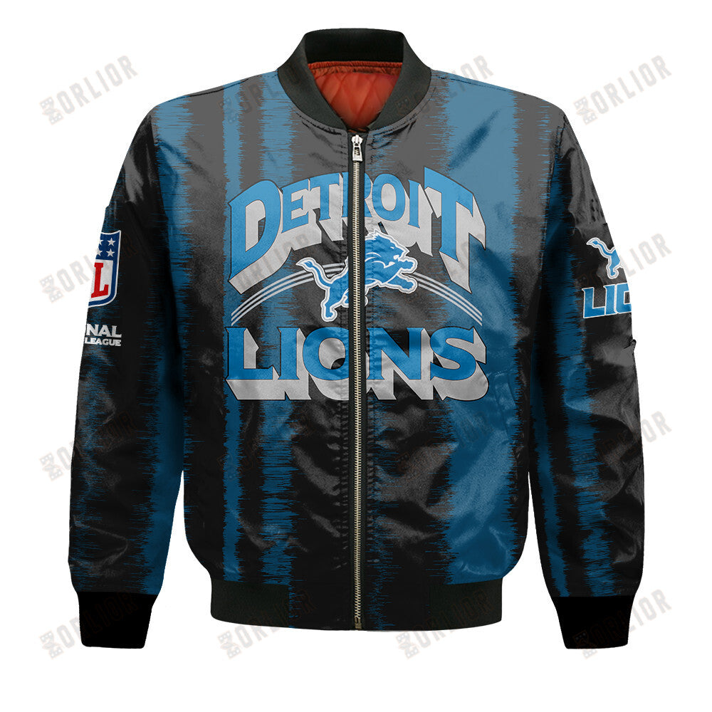 Detroit Lions Football Team 2024 - 25 Independent, Individual Bomber Jacket
