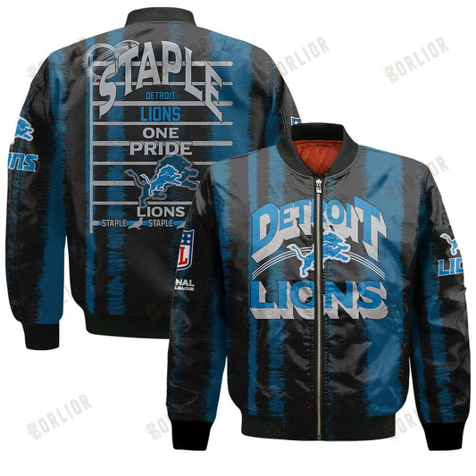 Detroit Lions Football Team 2024 - 25 Independent, Individual Bomber Jacket