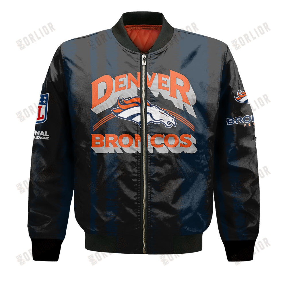 Denver Broncos Football Team 2024 - 25 Independent, Individual Bomber Jacket