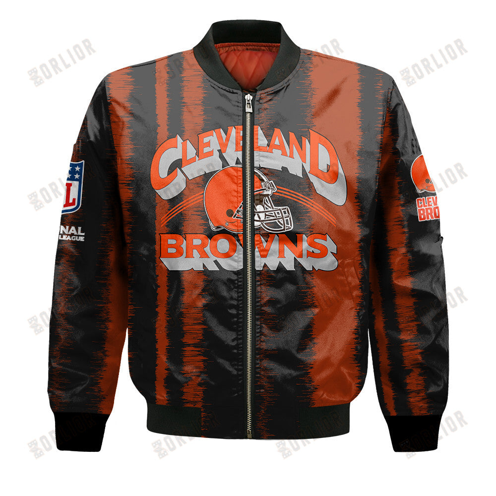 Cleveland Browns Football Team 2024 - 25 Independent, Individual Bomber Jacket