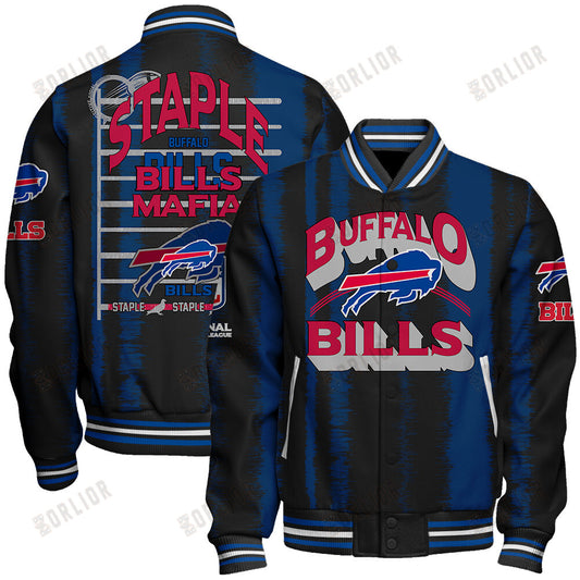 Buffalo Bills Football Team 2024 - 25 Independent, Individual Unisex Varsity Jacket