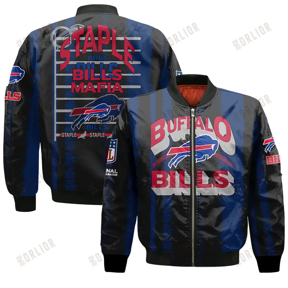 Buffalo Bills Football Team 2024 - 25 Independent, Individual Bomber Jacket