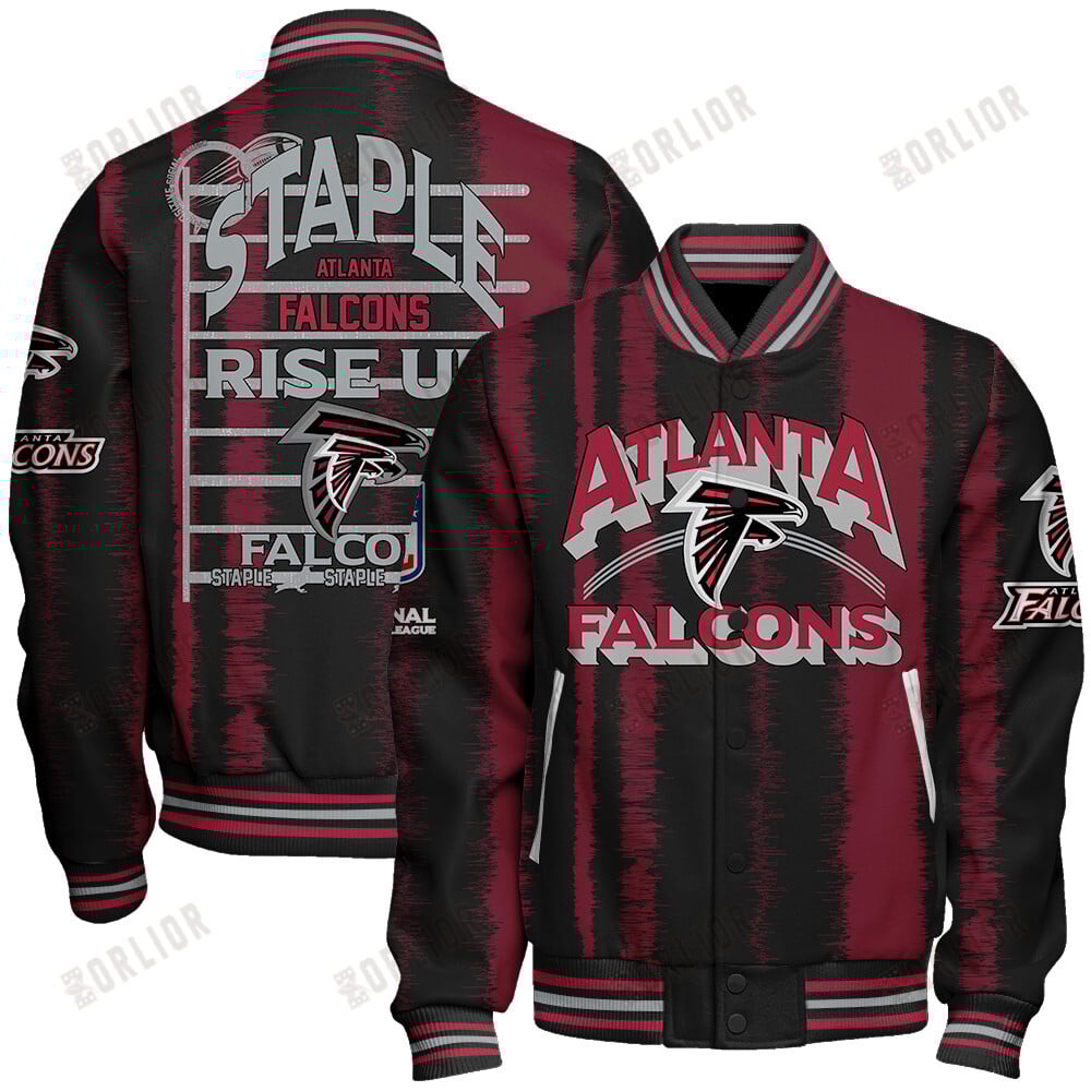 Atlanta Falcons Football Team 2024 - 25 Independent, Individual Unisex Varsity Jacket