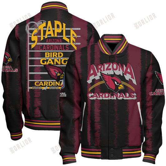 Arizona Cardinals Football Team 2024 - 25 Independent, Individual Unisex Varsity Jacket