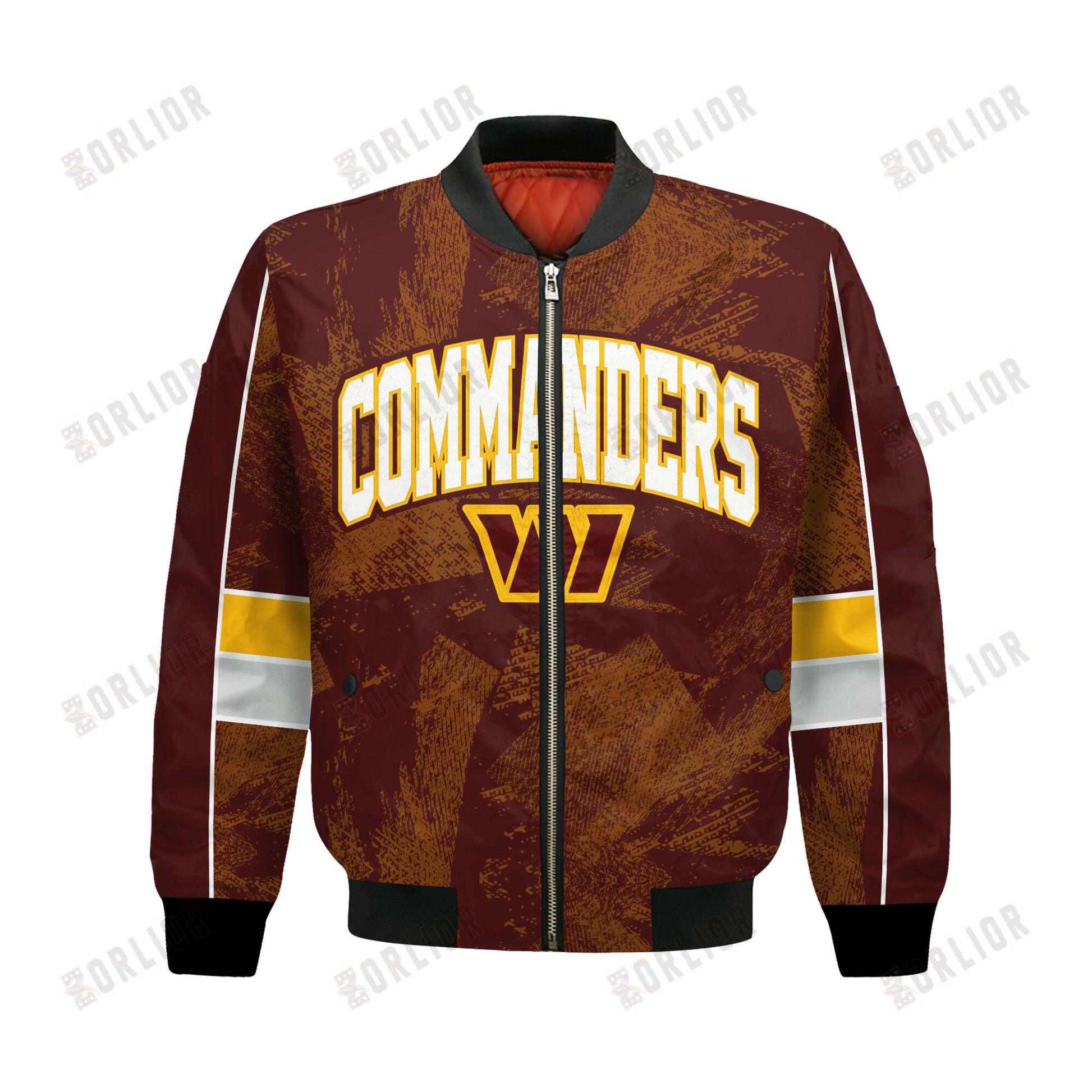 Washington Commanders Football Team 2024 - 25 Cheering Symbols Bomber Jacket