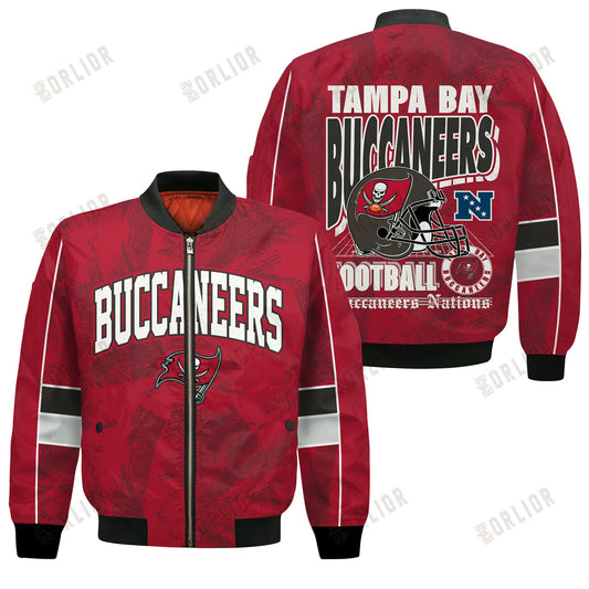 Tampa Bay Buccaneers Football Team 2024 - 25 Cheering Symbols Bomber Jacket
