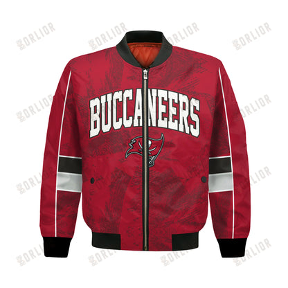 Tampa Bay Buccaneers Football Team 2024 - 25 Cheering Symbols Bomber Jacket