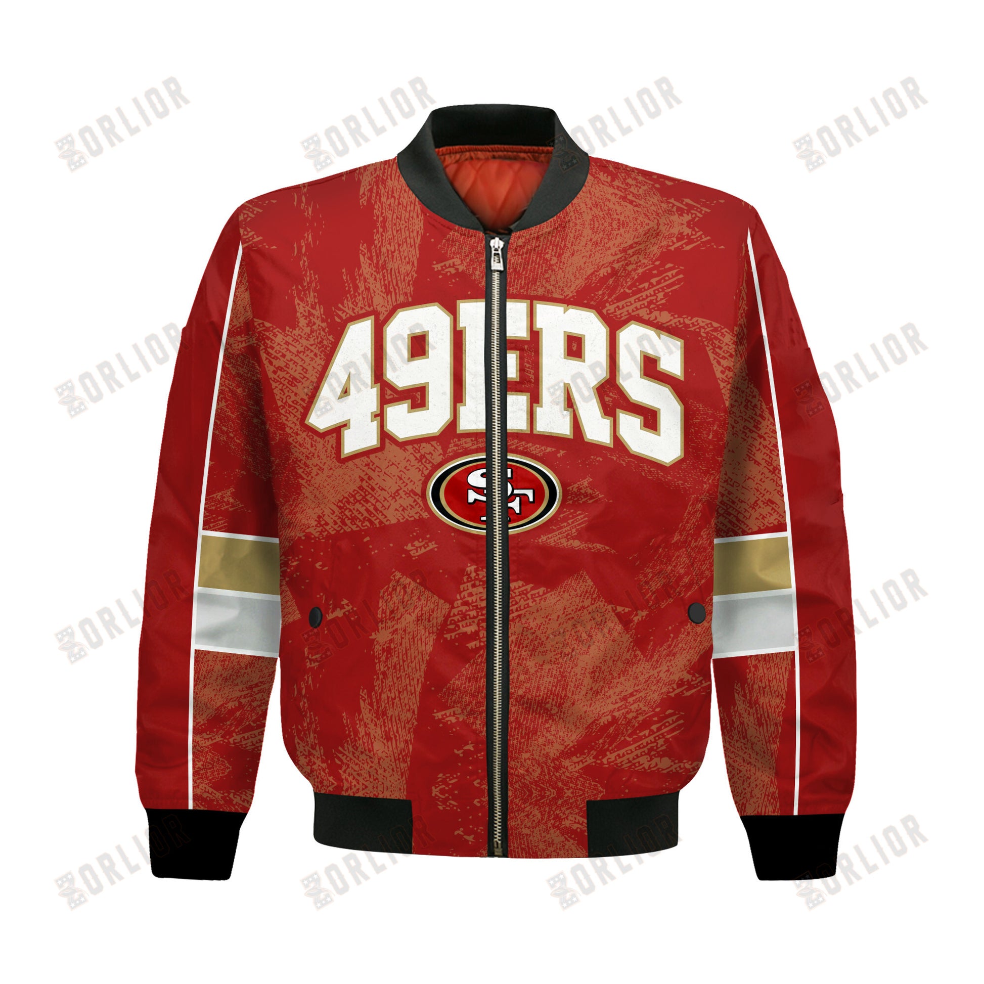San Francisco 49ers Football Team 2024 - 25 Cheering Symbols Bomber Jacket