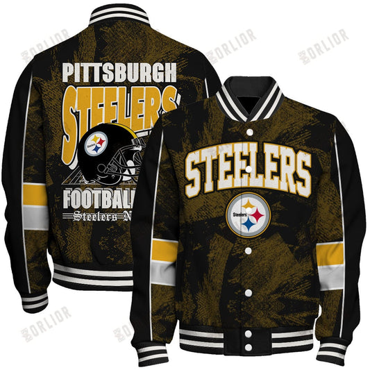 Pittsburgh Steelers Football Team 2024 - 25 Cheering Symbols Unisex Varsity Jacket
