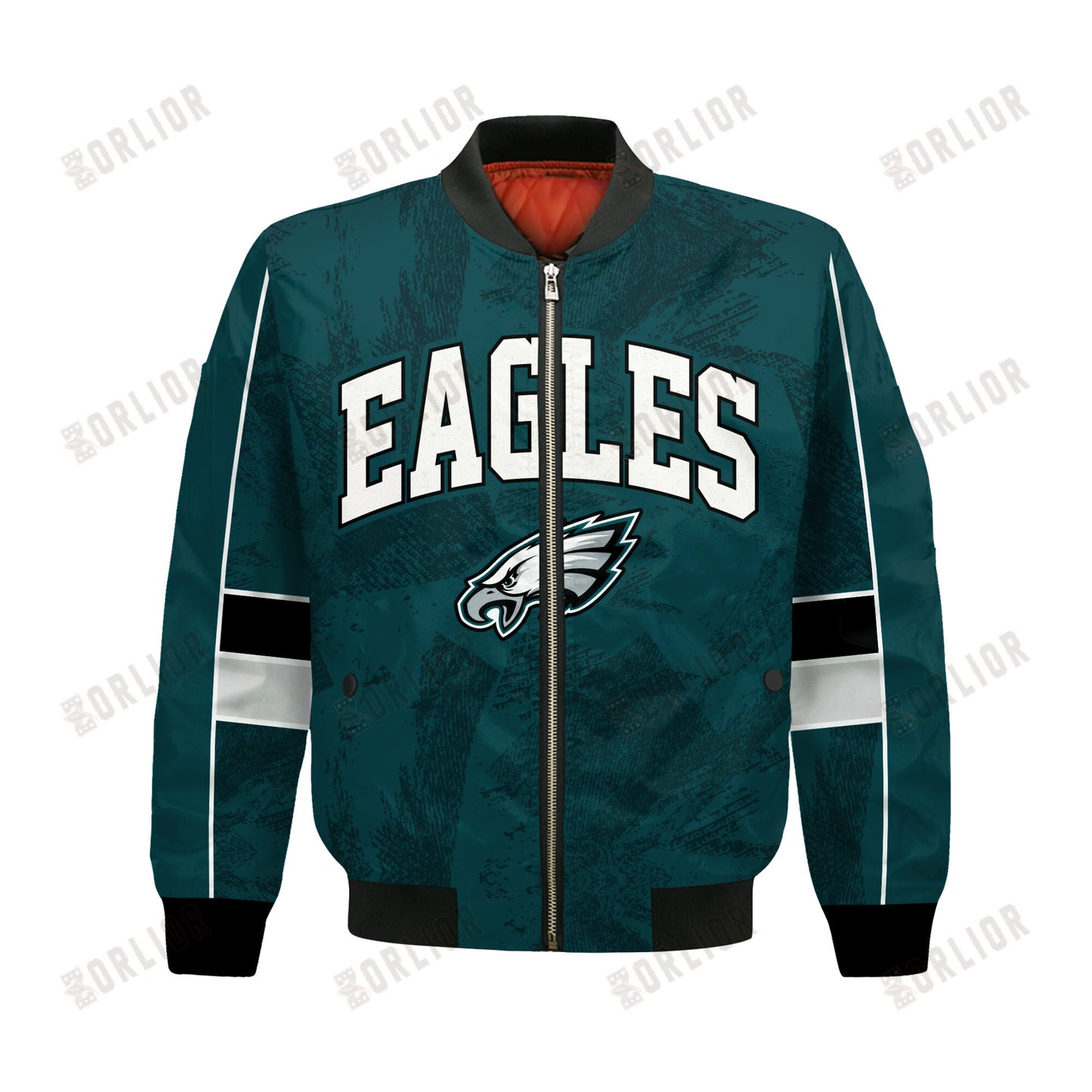 Philadelphia Eagles Football Team 2024 - 25 Cheering Symbols Bomber Jacket