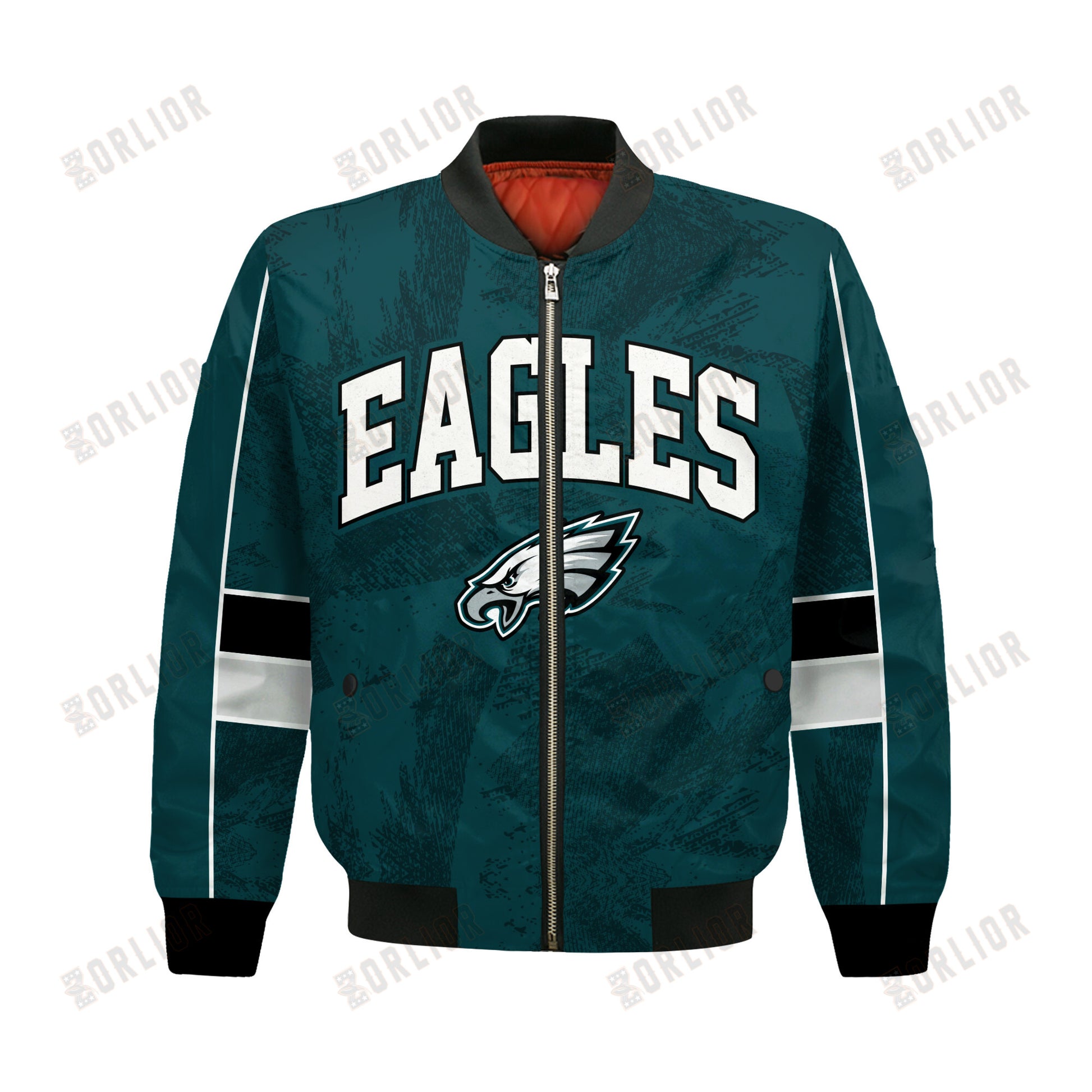Philadelphia Eagles Football Team 2024 - 25 Cheering Symbols Bomber Jacket