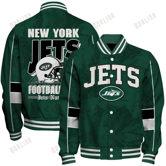 New York Jets Football Team 2024 - 25 Cheering Symbols Unisex Varsity Jacket