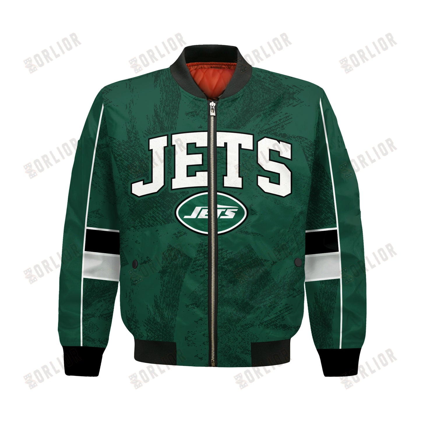 New York Jets Football Team 2024 - 25 Cheering Symbols Bomber Jacket