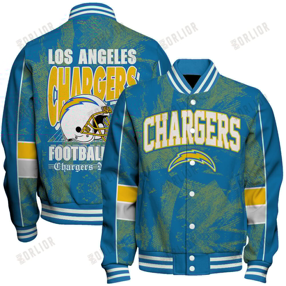 Los Angeles Chargers Football Team 2024 - 25 Cheering Symbols Unisex Varsity Jacket