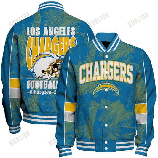 Los Angeles Chargers Football Team 2024 - 25 Cheering Symbols Unisex Varsity Jacket