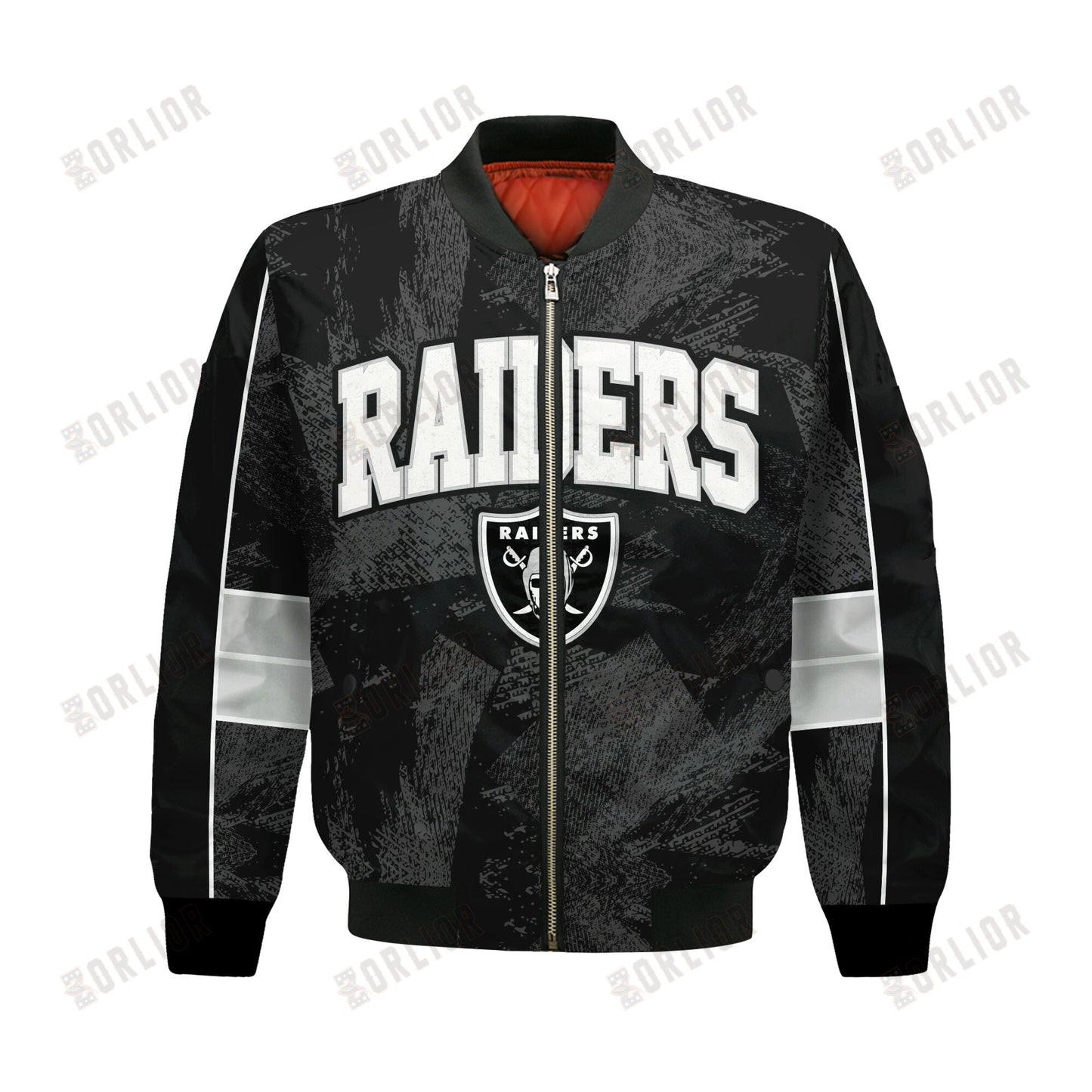 Las Vegas Raiders Football Team 2024 - 25 Cheering Symbols Bomber Jacket