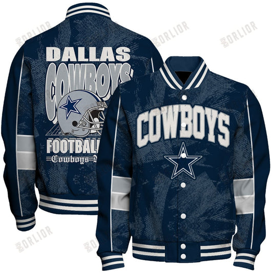 Dallas Cowboys Football Team 2024 - 25 Cheering Symbols Unisex Varsity Jacket