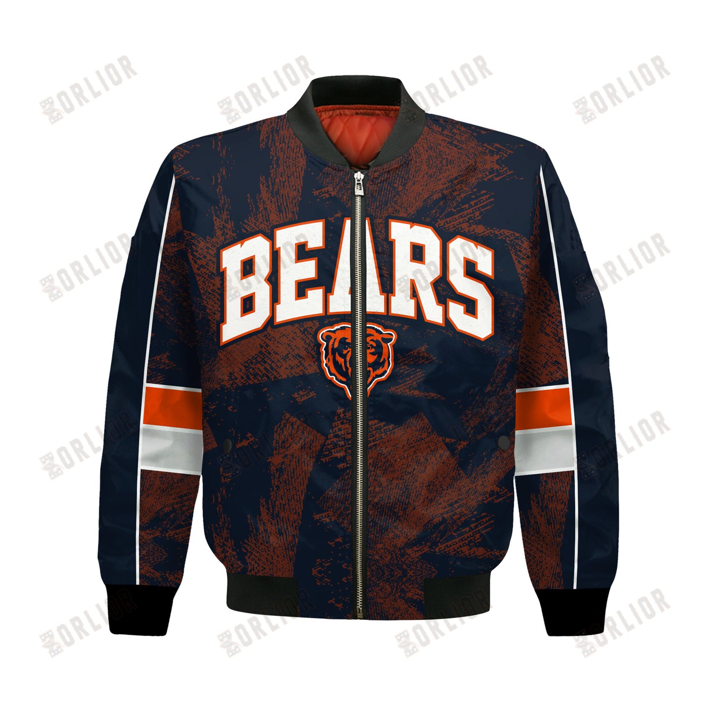 Chicago Bears Football Team 2024 - 25 Cheering Symbols Bomber Jacket