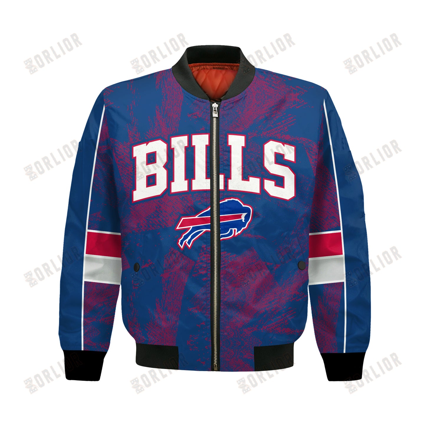 Buffalo Bills Football Team 2024 - 25 Cheering Symbols Bomber Jacket