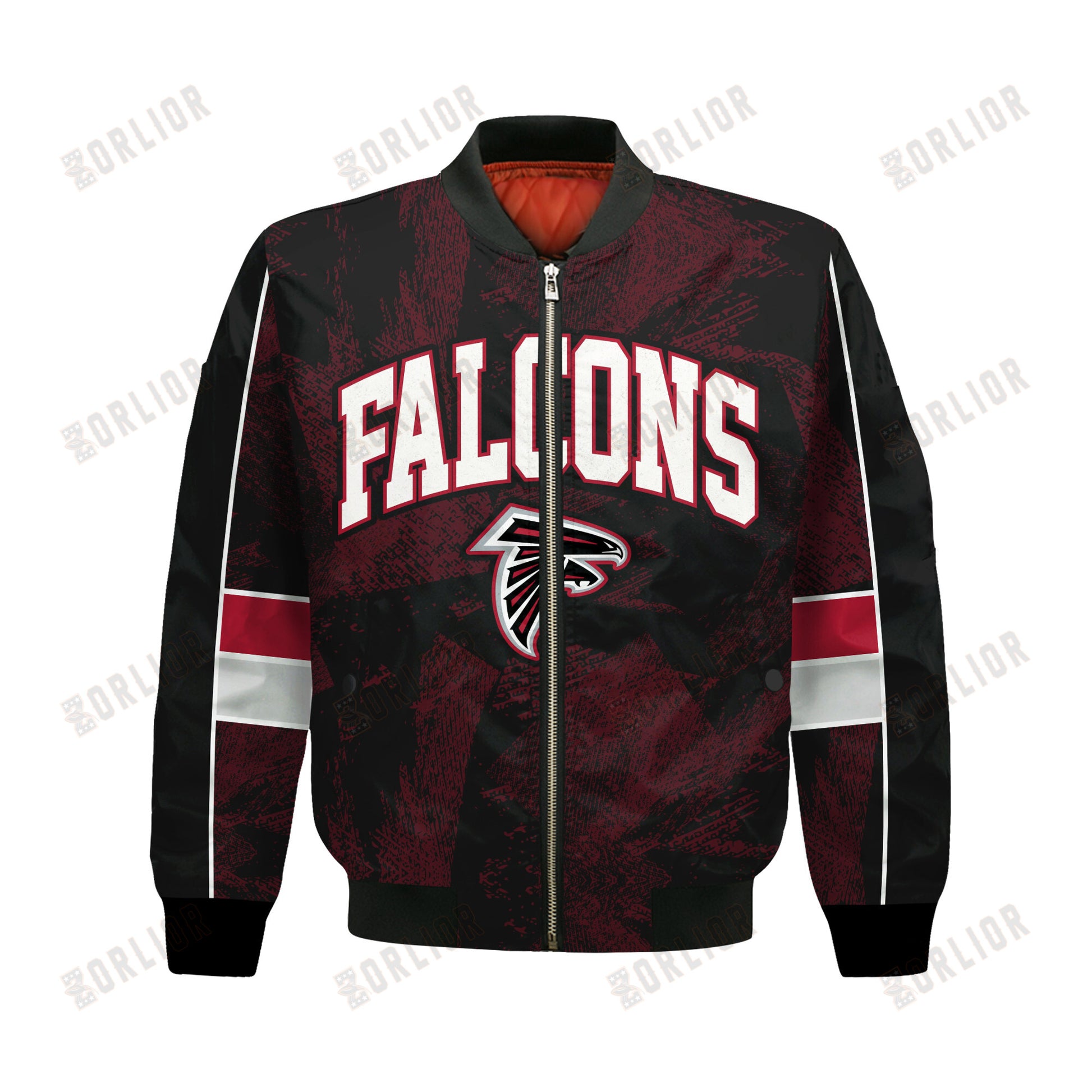 Atlanta Falcons Football Team 2024 - 25 Cheering Symbols Bomber Jacket