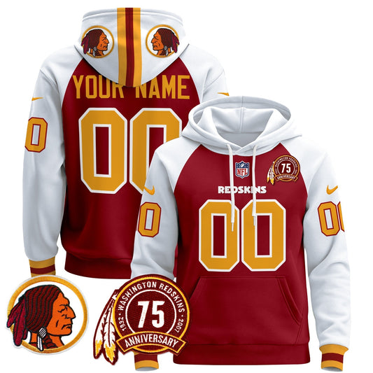 Washington Redskins 2024 Custom Pullover Hoodie V2