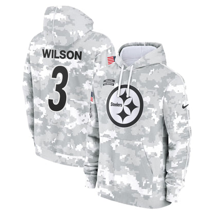 Pittsburgh Steelers 2024 Salute to Service Fleece Pullover Hoodie - All stitched