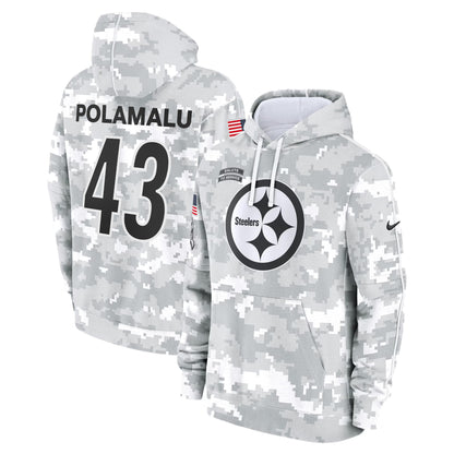 Pittsburgh Steelers 2024 Salute to Service Fleece Pullover Hoodie - All stitched