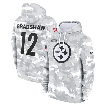 Pittsburgh Steelers 2024 Salute to Service Fleece Pullover Hoodie - All stitched