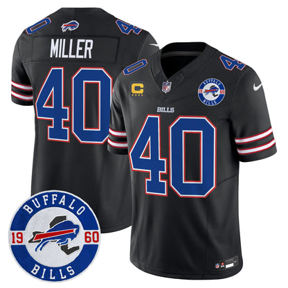 Buffalo Bills 2024 Vapor Limited Jersey - Est. 1960 Patch - All Stitched