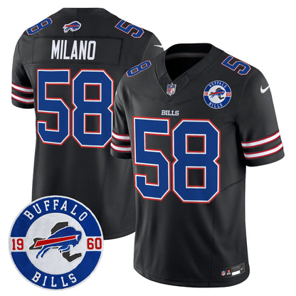 Buffalo Bills 2024 Vapor Limited Jersey - Est. 1960 Patch - All Stitched