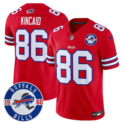 Buffalo Bills 2024 Vapor Limited Jersey - Est. 1960 Patch - All Stitched