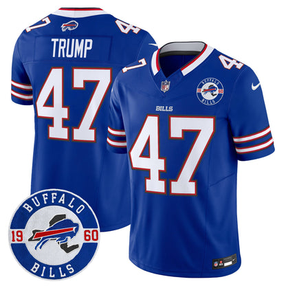 Buffalo Bills 2024 Vapor Limited Jersey - Est. 1960 Patch - All Stitched