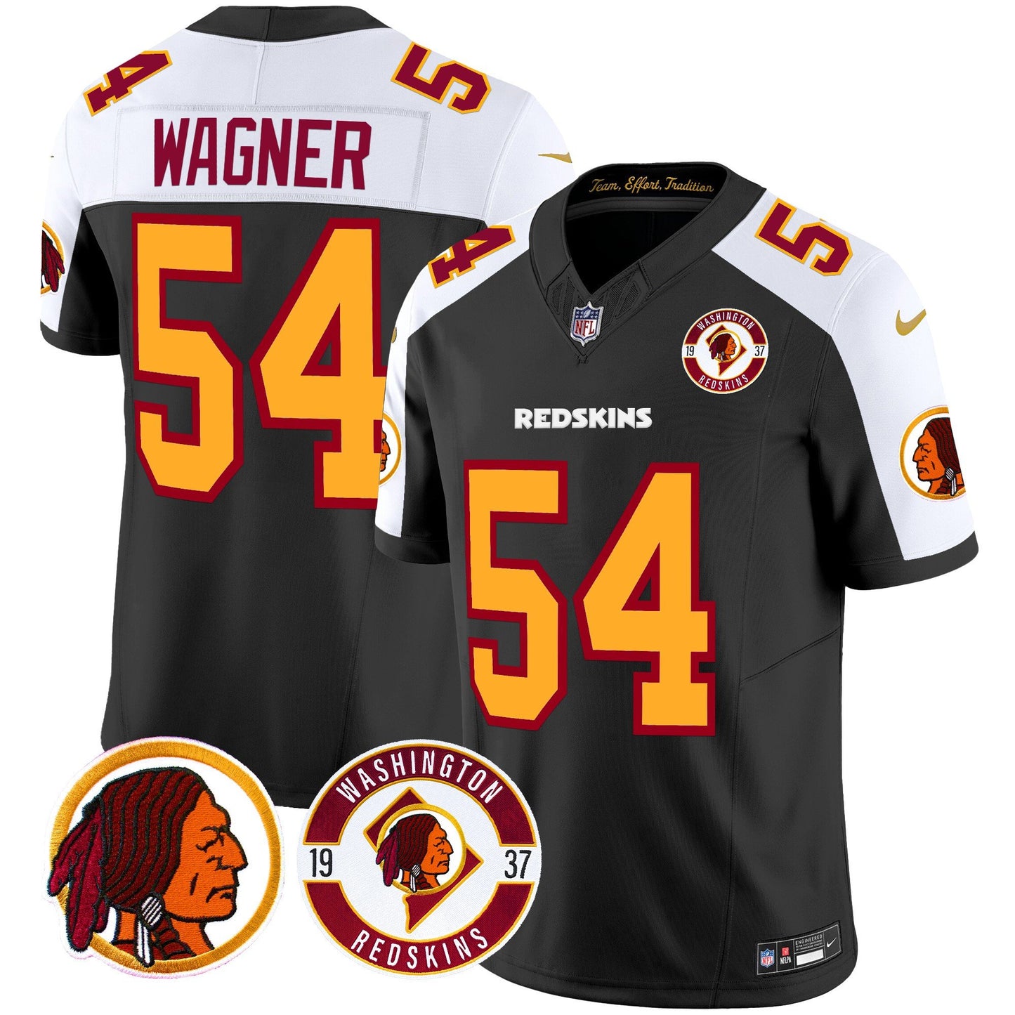 Washington Redskins 2024 Vapor Limited Jersey - Est. 1937 Patch - All Stitched