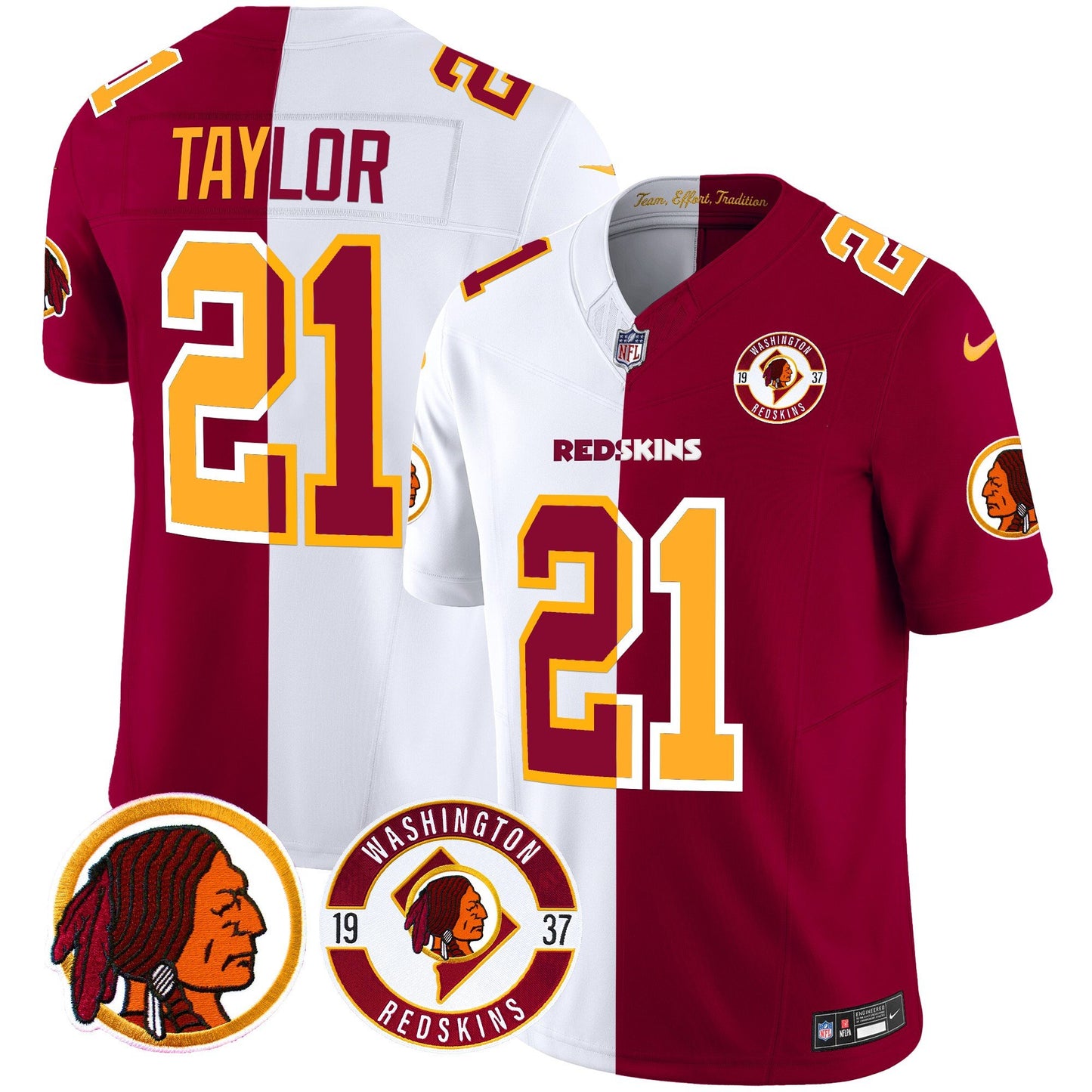 Washington Redskins 2024 Vapor Limited Jersey - Est. 1937 Patch - All Stitched