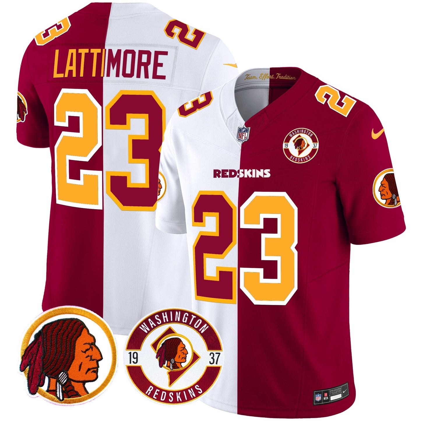 Washington Redskins 2024 Vapor Limited Jersey - Est. 1937 Patch - All Stitched